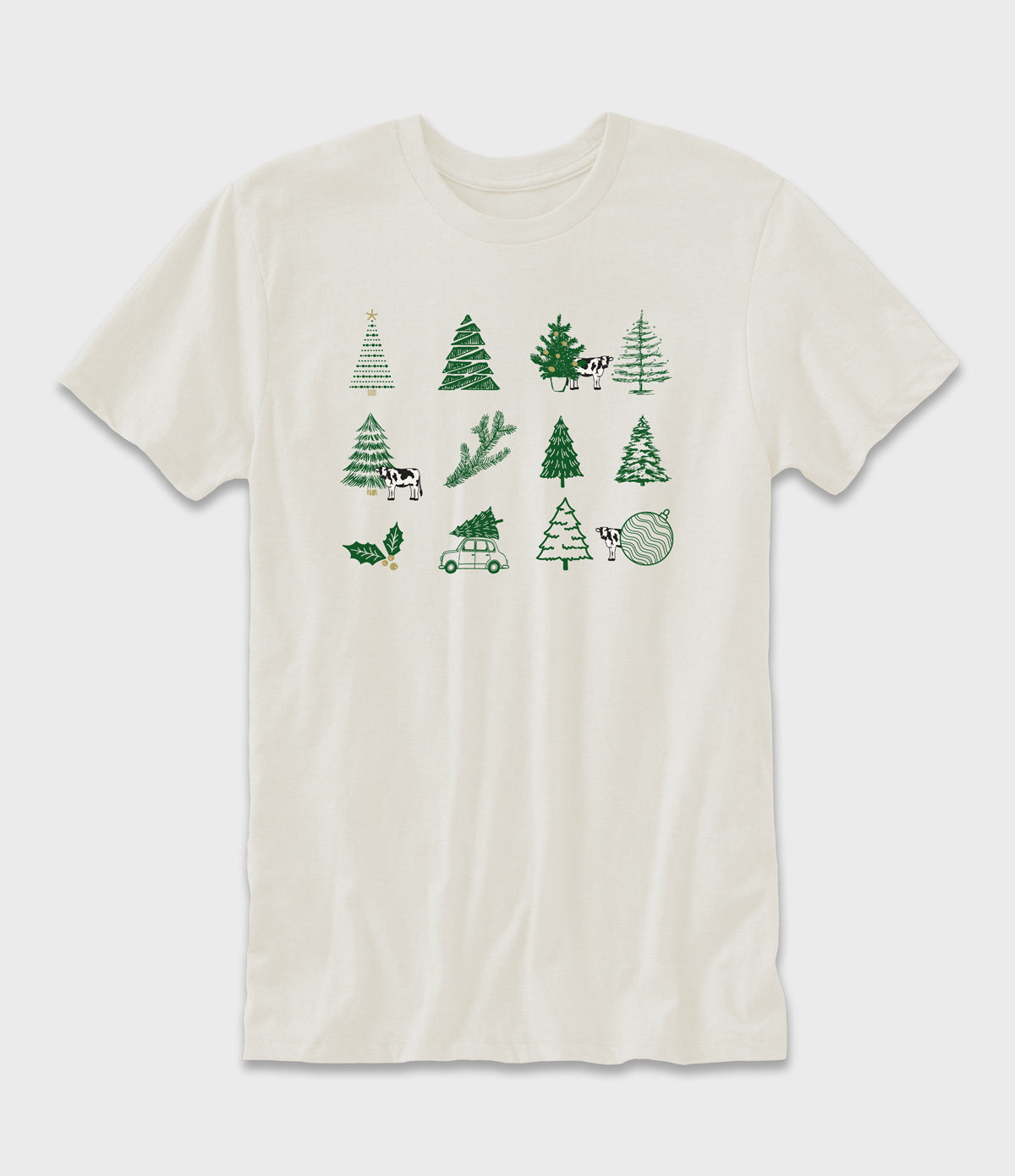 Dairy Christmas Graphic T-Shirt