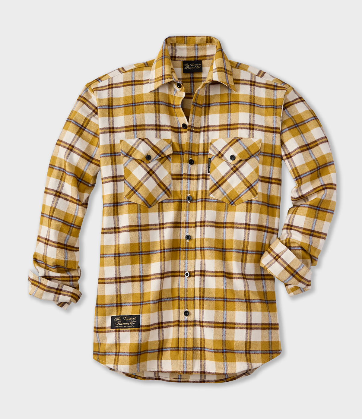 Men's Classic Flannel Shirt - Rokeby Gold