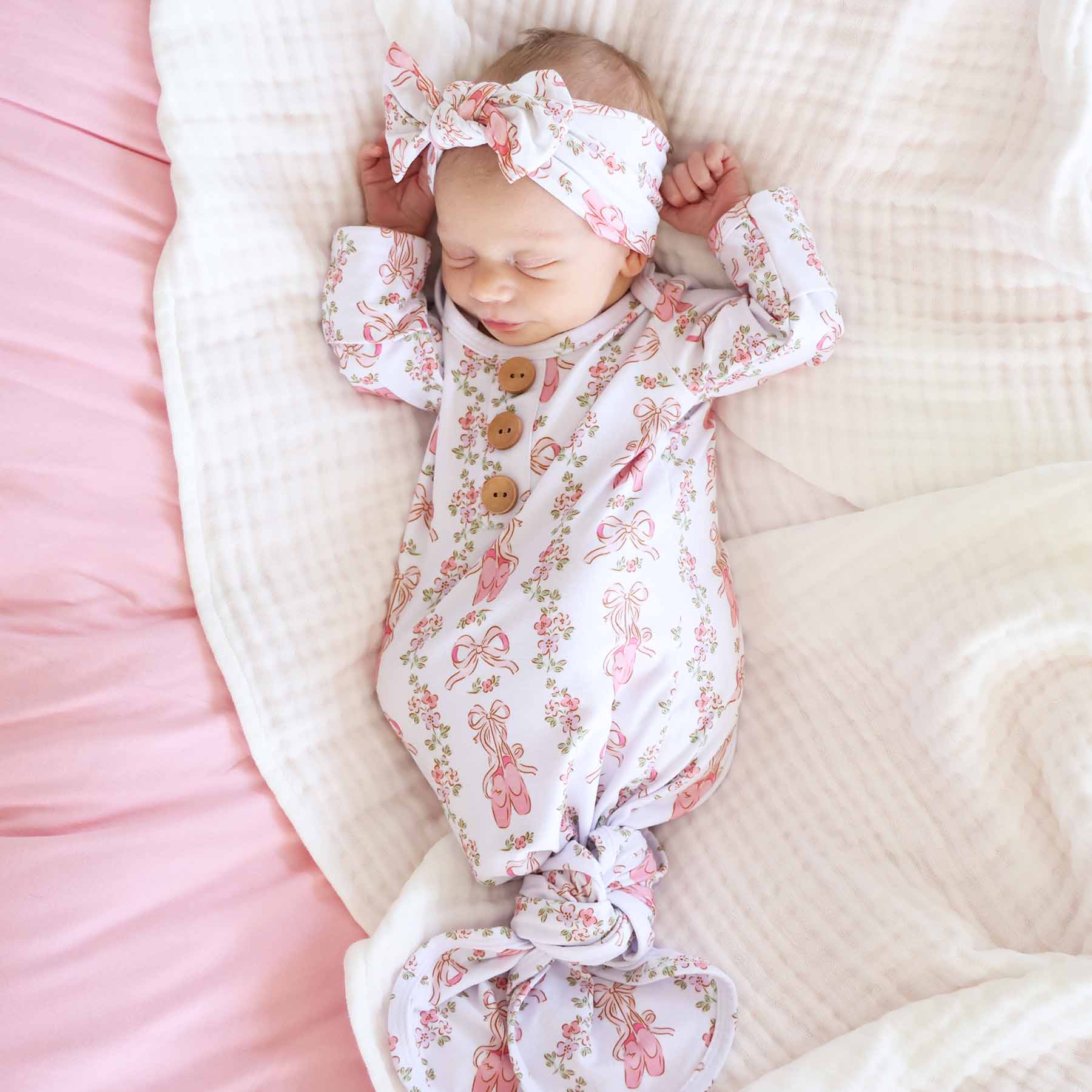 Printed Knot Gowns for Girls | Best Sellers