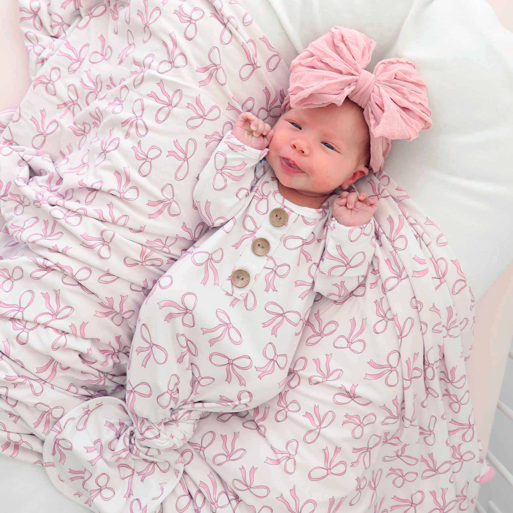 Printed Knot Gowns for Girls | Best Sellers