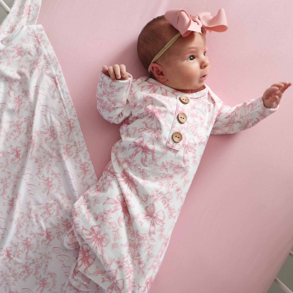 Printed Knot Gowns for Girls | Best Sellers